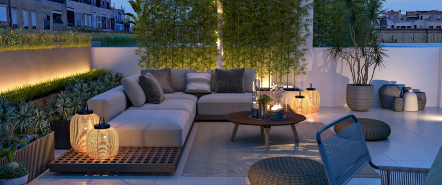 COR 39: Apartments with private terraces in Palma centre.