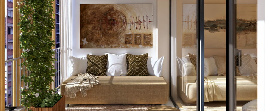COR 39: Nuevos apartamentos con balcones en Palma.