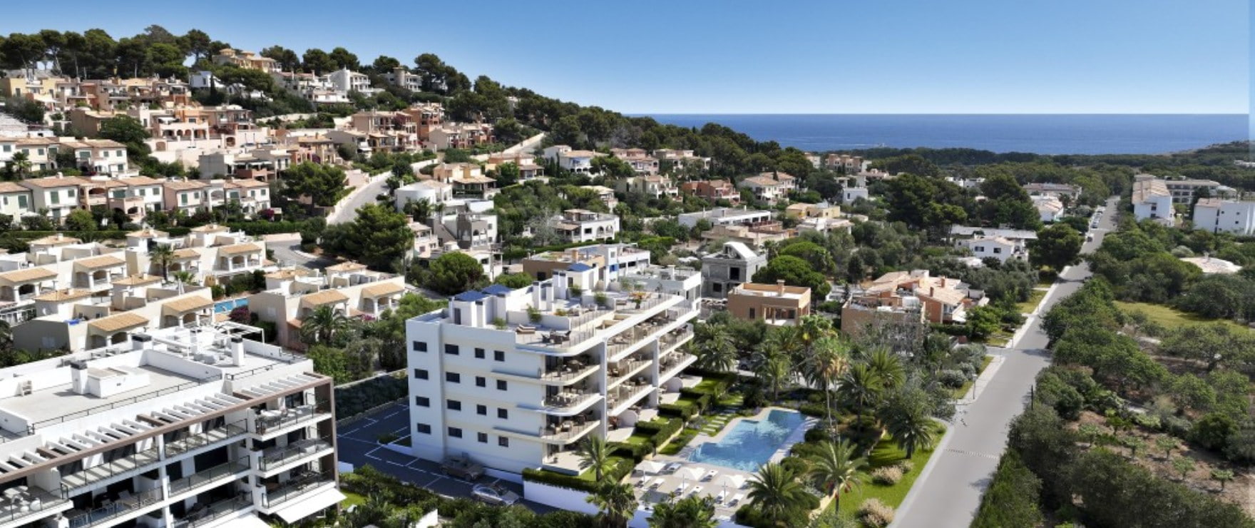 Las Palmeras: Apartamentos junto al mar en Font de Sa Cala. Las Palmeras: Apartamentos junto al mar en Font de Sa Cala.